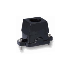 Capot 10B, Aluminium moulé sous pression, acier inoxydable, IP68/IP69K, Sortie verticale, PG16